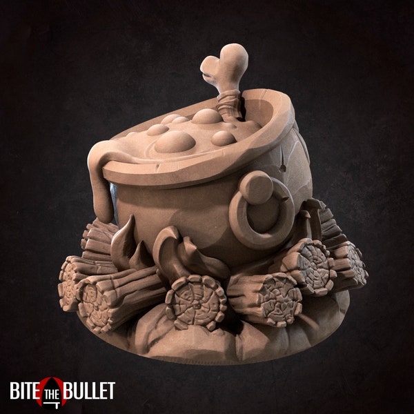 Goblin Cauldron  | Goblins - Bite the Bullet | High Resolution Resin