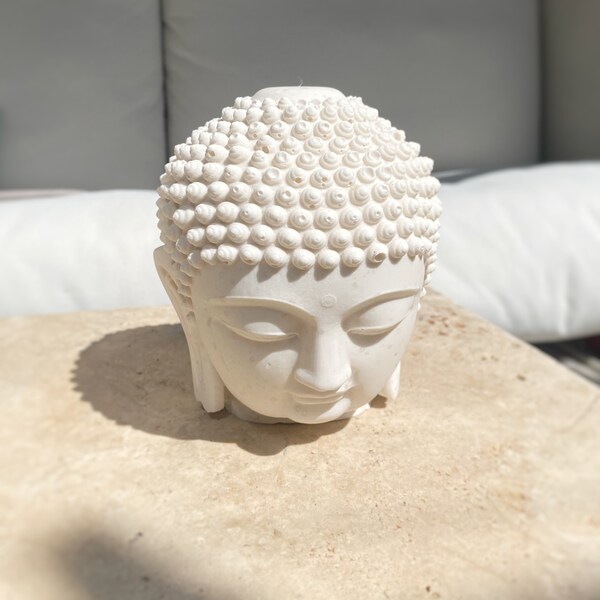 Buddha Kopf, Statur, Dekoobjekt, Geschenk, handgemacht, Deko, Buddhismus, kleine Geschenke, Einrichtung, Skulptur, Muttertag