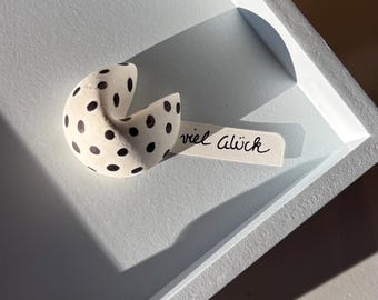Fridge magnets | Personalized lucky charms | Magnet | Gift | Gift decoration | Hand-painted | Gift wrapping | Polka dot | Handmade