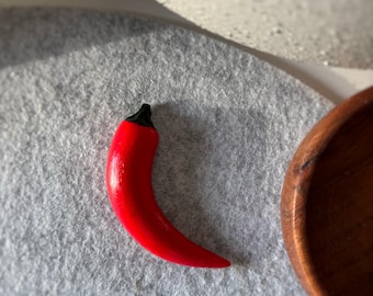 Fridge magnets | Large chili pepper | Magnet | Gift | Gift decoration | Hand-painted | Gift wrapping | Souvenir | Magnetic board | Handmade