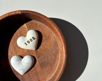 Gold Fridge Magnet Set of 2 | Heart Year | Love | Magnet | Gift | Gift Decoration | Souvenir | Personalized Magnetic Board