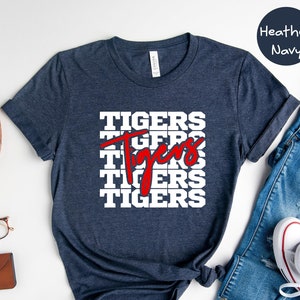 Tigers Shirt, Go Tigers, Game Day Shirt, Team Spirit Tee, Baseball Mom Sunday Football, Cute Football Shirt, Tiger Spirit Shirt, Tiger Mom
