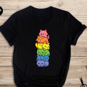 Pride cat shirt store