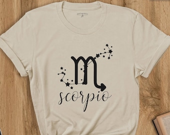 Scorpio Shirt, Zodiac Shirt, Astrology Shirt, Horoscopes Shirt, Scorpio Sign Tee, Scorpio Zodiac Shirt, Scorpio Color Black