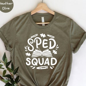 SPED Squad Shirt, Special Education Teacher Tee, Special Education T-Shirt, Teacher Appreciation, Inclusion Shirt