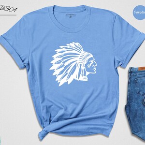 Native American Tee: Son of American Indian Chief Shirt, Feather Design | 100% Cotton, Unisex Fit | Multiple Sizes 画像 3