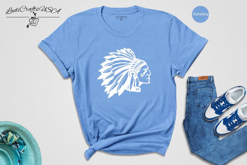 Native American Tee: Son of American Indian Chief Shirt, Feather Design | 100% Cotton, Unisex Fit | Multiple Sizes 画像 3