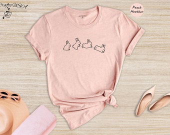 Rabbit Shirt, Baby Bunny Shirt, Easter Shirt, Cute Bunny Shirt, Easter Bunny Shirt, Rabbit Lover Gift, Cute Easter Shirt, Bunny Lover Gift
