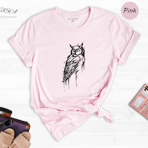 Cute Owl Shirt, Owl Shirt, Owl Lover Gift, Bird Shirt, Owl Lover Shirt, Animal Lover Shirt, Gift for Animal Lovers, Owl Sweatshirt