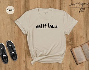 Evolution Gamer Shirt - Funny Video Game Tee - Cotton Blend Fabric, Unisex Fit, Casual Everyday Wear