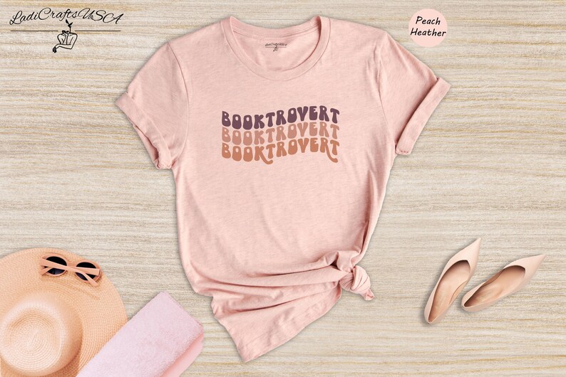 Booktrovert Shirt Introvert Tee: Book Lover Design, Unisex Cotton Blend | Relaxed Fit, Multiple Colors | Sizes S-XXL image 5