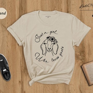 Goat Animal Lover Gift Just A Girl Who Loves Goats T-Shirt Goat Animal Lover Gift Just A Girl Who Loves Goats T-Shirt