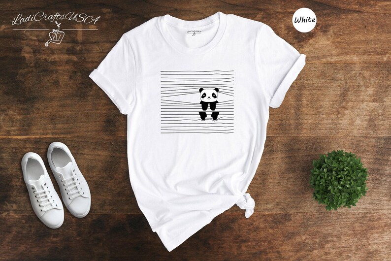 Panda Lover Shirt Cute Animal Tee: Humorous Panda Bear Print, Soft Cotton (XS-XXL, Unisex Fit) image 4