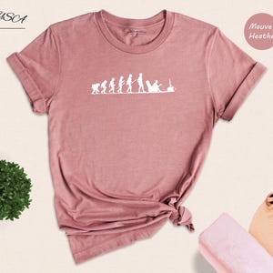 Chemise Gamer Evolution - T-shirt de jeu vidéo amusant - Tissu en coton mélangé, coupe unisexe, tenue décontractée au quotidien image 6