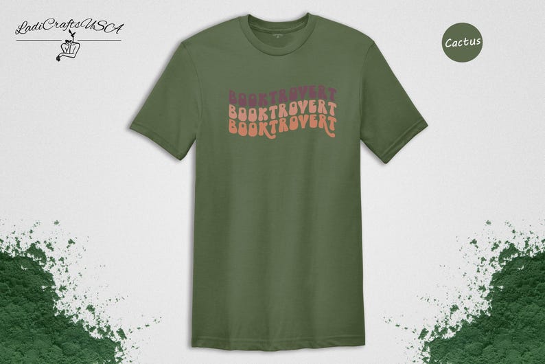 Booktrovert Shirt Introvert Tee: Book Lover Design, Unisex Cotton Blend | Relaxed Fit, Multiple Colors | Sizes S-XXL image 6