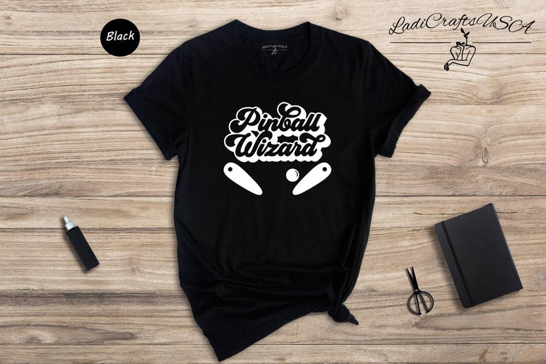Pinball Wizard Shirt: Retro Arcade Graphic - Cotton Blend, Unisex Casual Wear image 6