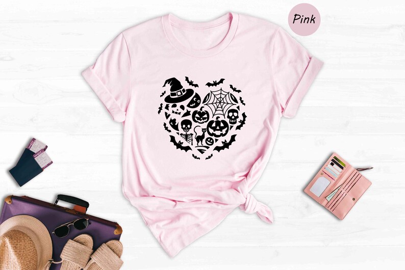 Spooky Shirt Stay Spooky Tee, Ghost Print, Halloween Vibes (Unisex S-XXL, 100% Cotton, Soft Touch) image 3