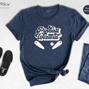 Pinball Wizard Shirt: Retro Arcade Graphic - Cotton Blend, Unisex Casual Wear image 7