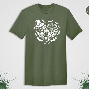 Spooky Shirt Stay Spooky Tee, Ghost Print, Halloween Vibes (Unisex S-XXL, 100% Cotton, Soft Touch) image 8