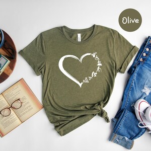 Physical Therapist Shirt Heart Graphic Tee: PT/PTA Gift Apparel, Unisex Cotton Blend (XS-3XL, Relaxed Fit) image 2