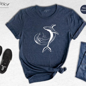 Whale Shirt, Whale Gift, Save The Whales, Humpback Whale, Ocean Shirt, Ship Shirt, Whale Sweatshirt, Nature Lover Shirt, Whale Lover Tee