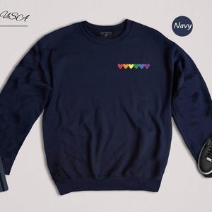 Love Is Love T-Shirt Rainbow Heart Pride Tee, Vibrant Colors (Unisex XS-3XL, Pre-Shrunk Cotton, Relaxed Fit) image 6