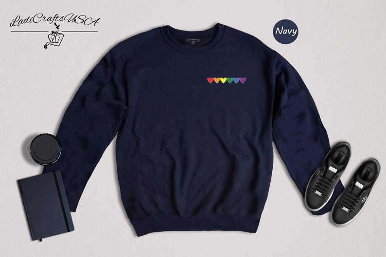 Love Is Love T-Shirt Rainbow Heart Pride Tee, Vibrant Colors (Unisex XS-3XL, Pre-Shrunk Cotton, Relaxed Fit) image 6