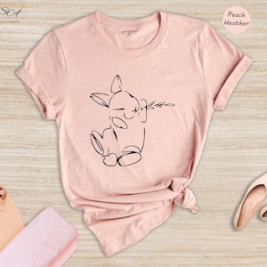 Rabbit Shirt, Bunny Shirt, Easter Shirt, Cute Bunny Shirt, Easter Bunny Shirt, Rabbit Lover Gift, Cute Easter Shirt, Bunny Lover Gift