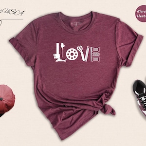 Camiseta divertida para amantes de la costura: Camiseta con humor para artesanos / Mezcla de algodón, corte unisex / Regalo para mamá, Camiseta para quilters imagen 1