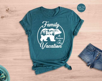 The Mountains Family Vacation 2026 T-shirt, The Mountains Are Calling Shirt, Family Matching Tee, Summer Vacation Gift