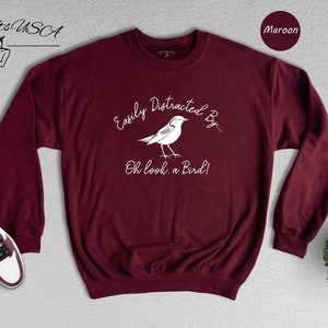 Easily Distracted By Oh Look a Birds T-Shirt, Bird Watching Shirt, Bird Lover Gift, Bird Watcher, Birdwatching Tee image 8