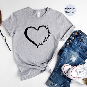 Physical Therapist Shirt Heart Graphic Tee: PT/PTA Gift Apparel, Unisex Cotton Blend (XS-3XL, Relaxed Fit) image 7