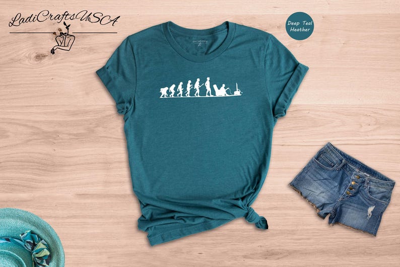 Chemise Gamer Evolution - T-shirt de jeu vidéo amusant - Tissu en coton mélangé, coupe unisexe, tenue décontractée au quotidien image 4