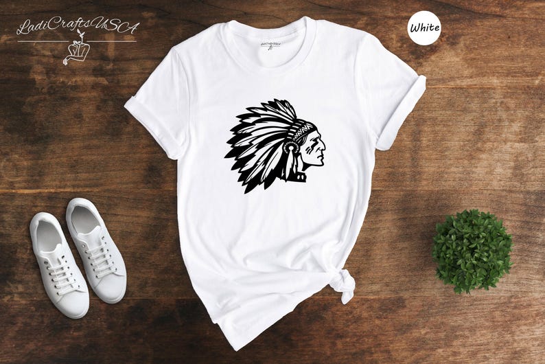 Native American Tee: Son of American Indian Chief Shirt, Feather Design | 100% Cotton, Unisex Fit | Multiple Sizes 画像 7