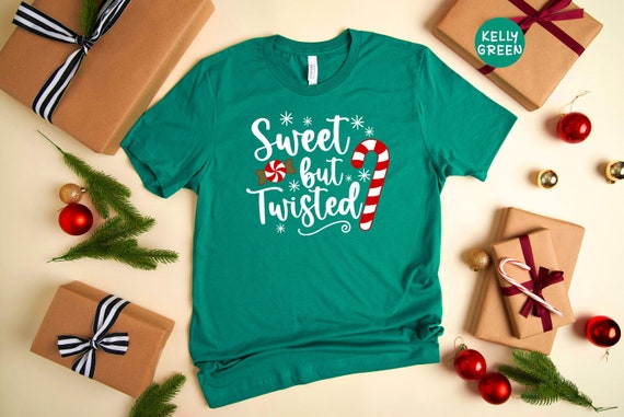 Sweet But Twisted Candy Cane Cute Christmas Pajama T-Shirt Sweet But Twisted Candy Cane Cute Christmas Pajama T-Shirt