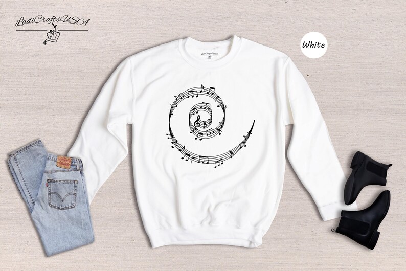 Music Teacher Shirt Casual T-Shirt: Funny Music Notes Design, Cotton Blend (Unisex Sizes S-3XL, Comfortable Fit) immagine 8