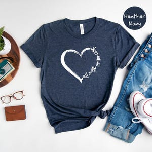 Physical Therapist Shirt Heart Graphic Tee: PT/PTA Gift Apparel, Unisex Cotton Blend (XS-3XL, Relaxed Fit) image 3