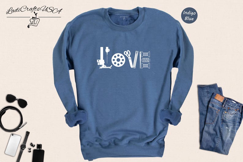 Camiseta divertida para amantes de la costura: Camiseta con humor para artesanos / Mezcla de algodón, corte unisex / Regalo para mamá, Camiseta para quilters imagen 7