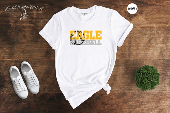 Eagle Mascot Shirt School Spirit Tee, Baseball Team Fan Apparel (Unisex S-XXL, Cotton Blend, Game Day Ready)