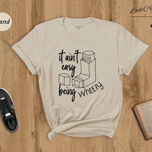 It Ain't Easy Being Wheezy Shirt, Funny Asthma Awareness Tee, Inhaler Humor T-Shirt, Respiratory Support Gift for Asthma Warrior image 5