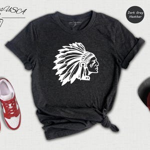 Native American Tee: Son of American Indian Chief Shirt, Feather Design | 100% Cotton, Unisex Fit | Multiple Sizes 画像 1