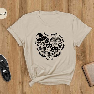 Spooky Shirt Stay Spooky Tee, Ghost Print, Halloween Vibes (Unisex S-XXL, 100% Cotton, Soft Touch) image 2