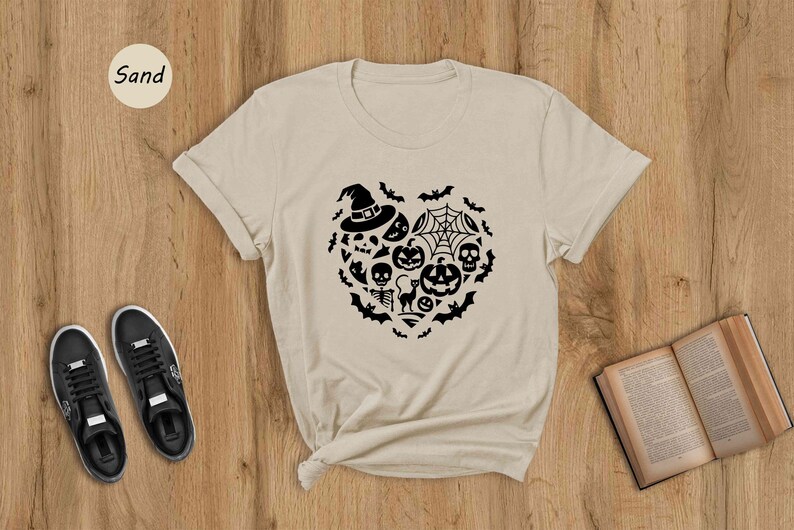 Spooky Shirt Stay Spooky Tee, Ghost Print, Halloween Vibes (Unisex S-XXL, 100% Cotton, Soft Touch) image 2