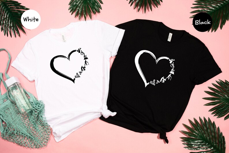 Physical Therapist Shirt Heart Graphic Tee: PT/PTA Gift Apparel, Unisex Cotton Blend (XS-3XL, Relaxed Fit) image 4