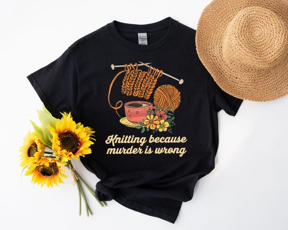 Crochet Yarn Shirt Funny Knitting Tee: Casual Yarn Lover Apparel, Cotton Blend (Multiple Sizes, Gift Idea For Crafters)
