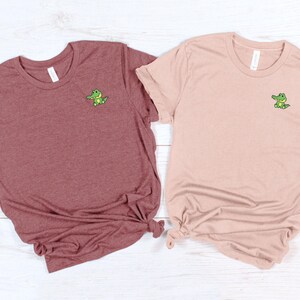 Pocket Crocodile Tee: Happy Sitting Crocodile - Cotton Blend, Unisex Casual Shirt, Relaxed Fit for Men and Women image 8