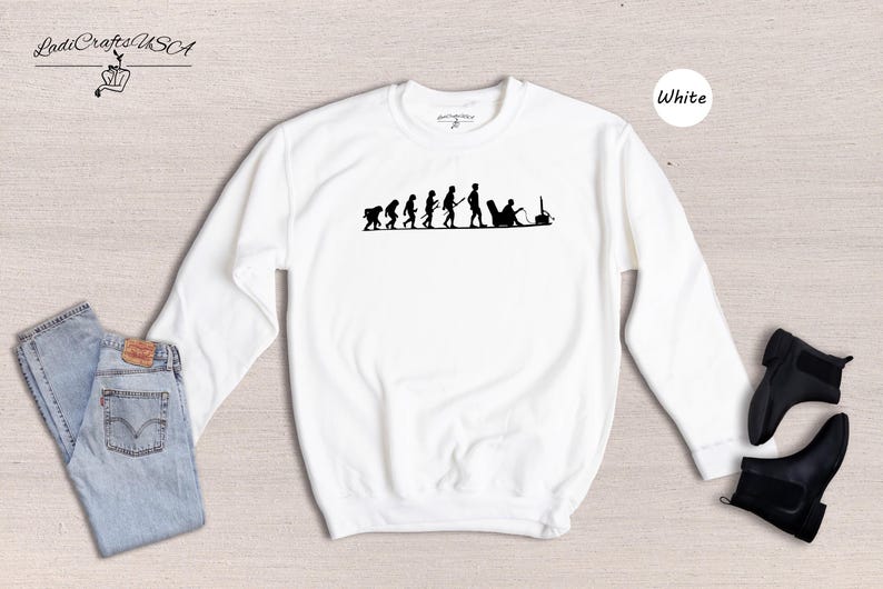 Chemise Gamer Evolution - T-shirt de jeu vidéo amusant - Tissu en coton mélangé, coupe unisexe, tenue décontractée au quotidien image 8