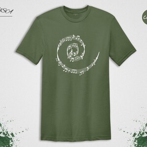 Music Teacher Shirt Casual T-Shirt: Funny Music Notes Design, Cotton Blend (Unisex Sizes S-3XL, Comfortable Fit) immagine 2