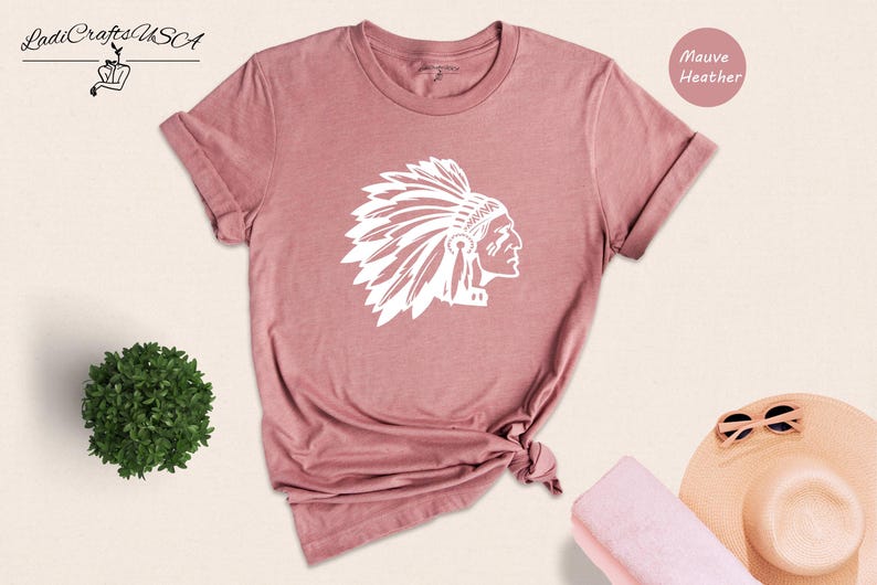 Native American Tee: Son of American Indian Chief Shirt, Feather Design | 100% Cotton, Unisex Fit | Multiple Sizes 画像 4