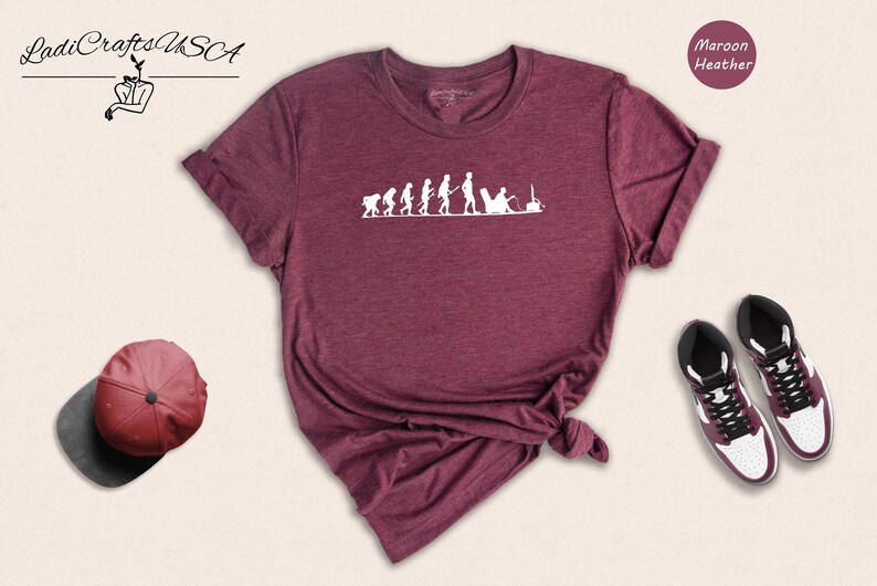 Chemise Gamer Evolution - T-shirt de jeu vidéo amusant - Tissu en coton mélangé, coupe unisexe, tenue décontractée au quotidien image 5